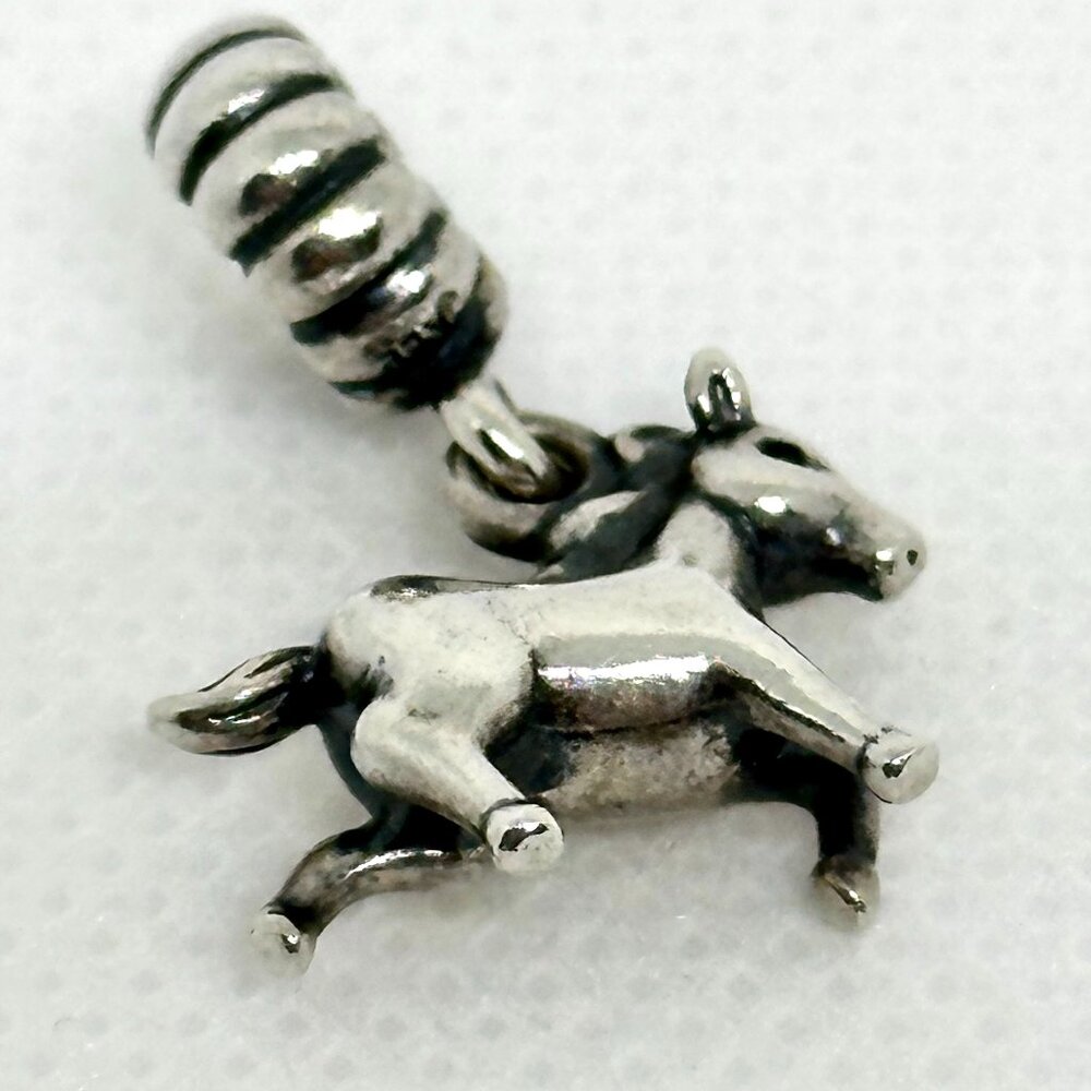 Authentic Pandora Sterling Silver Zodiac Horse Dangle Charm